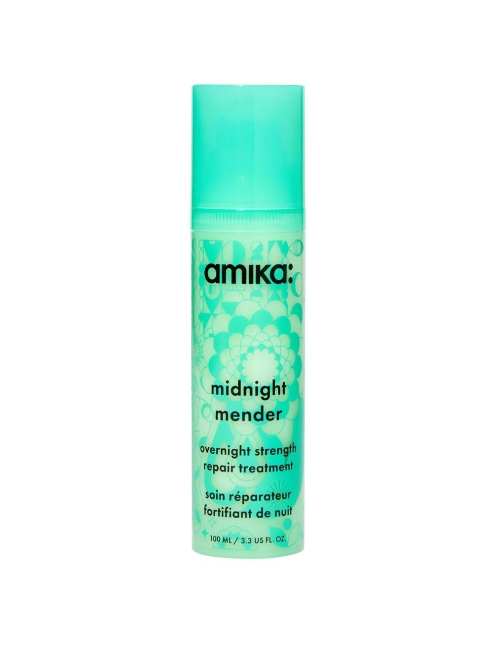 amika: midnight mender overnight repair treatment - turquoise
